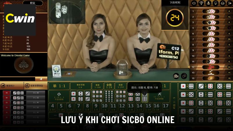Những lưu ý quan trọng khi chơi Sicbo online