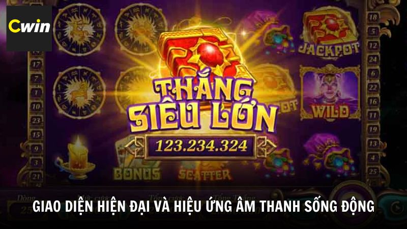 Giao diện hiện đại và hiệu ứng âm thanh sống động